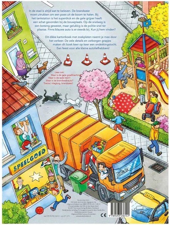 Zoekboeken - Waar is de blauwe auto?