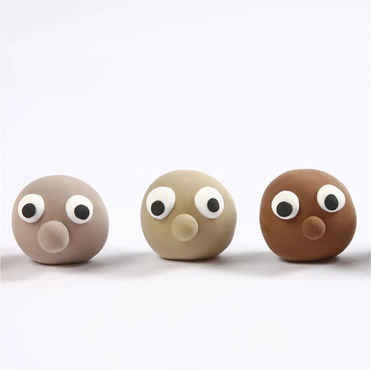 Silk Clay - Klei - Set met 6 Bruintinten — afbeelding 6