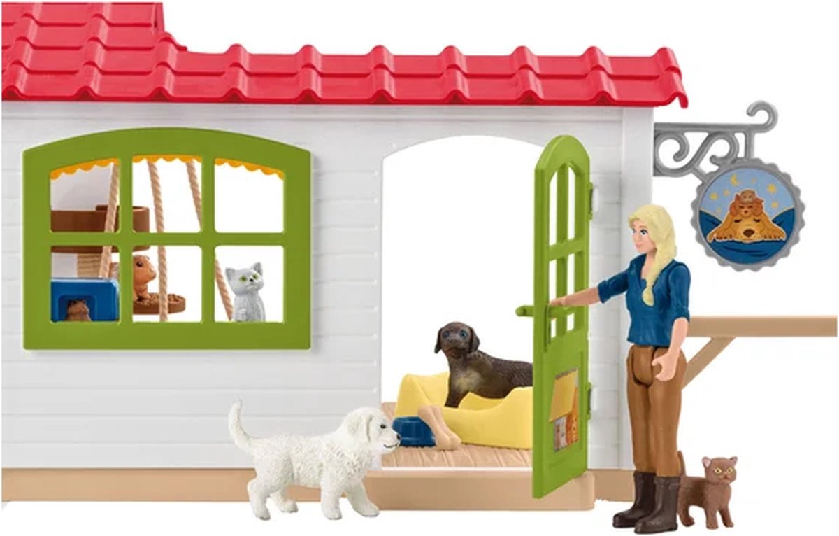 schleich FARM WORLD - Dierenhotel - Boerderij Speelgoed, Hotel - 42607 — afbeelding 11