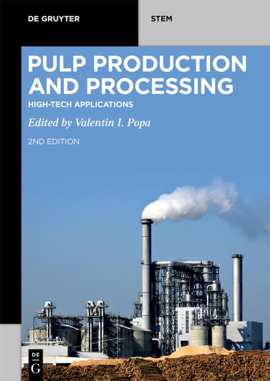 De Gruyter STEM- Pulp Production and Processing - cover