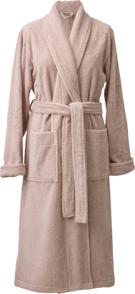 London Badjas Dusty Pink | XL | Roze | Katoen