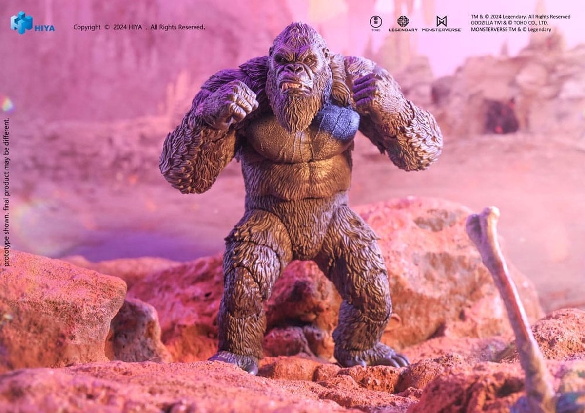 Hiya Toys Godzilla x Kong: The New Empire Exquisite Basic Action Figure Kong 16 cm Action Figuur