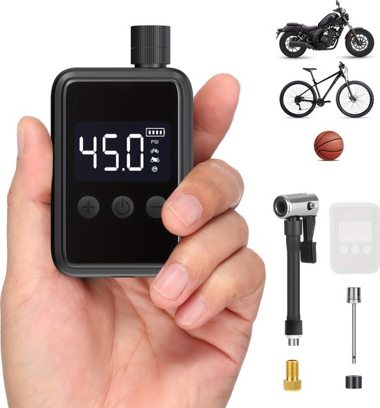 Mini Pompe à Air électrique 100 PSI – Rechargeable USB, 98 G, Moteur Sans Balais, Pour Vélos Et Motos