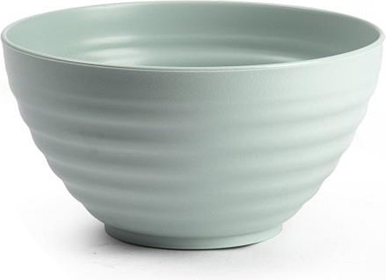 Plasticforte Camping Servies set 24 delig - kunststof - mintgroen - 8x borden/8x drinkbekers/8x kommetjes - onbreekbaar van PlasticForte — afbeelding 2