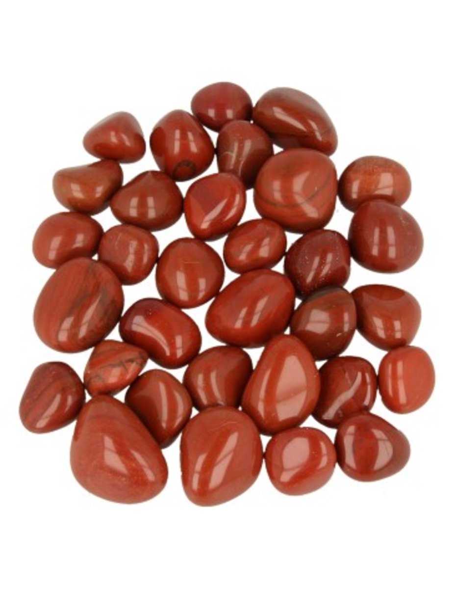 Ruben Robijn Jaspis rood A (mt3) 500 gr. trommelstenen
