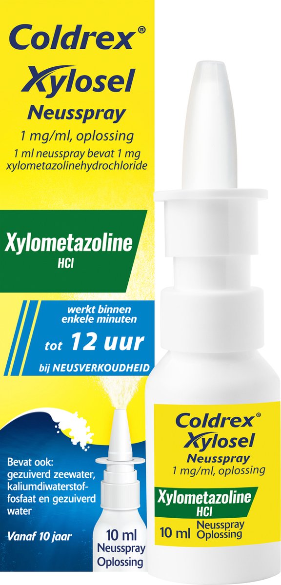 Goedkoopste Coldrex Xylosel Neusspray 1.0mg/ml Xylometazolinehydrochloride - 1 x 10 ml