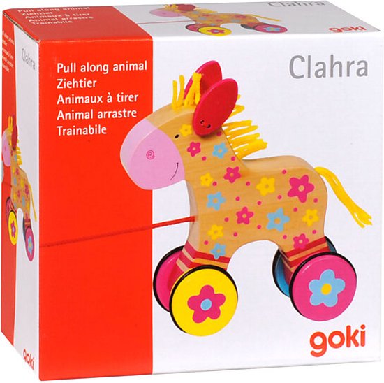 Goki houten paard trekdier