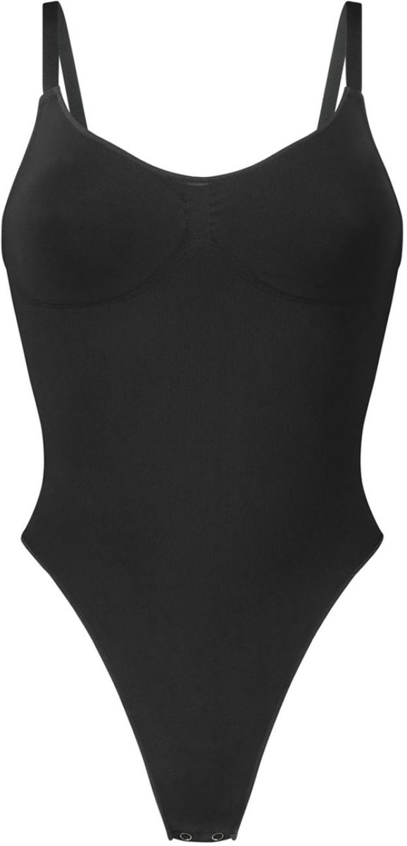 Teep® Corrigerend ondergoed - Stringbody - Zwart - Maat XXL - Shapewear