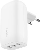 Belkin - Chargeur BOOSTCHARGE 3 Porto USB-C 67 watts - Convient pour iPhone, Samsung, ordinateurs portables, Tablettes