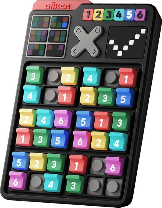 GiiKER slimme Sudoku-puzzelspellen - Originele 2500 uitdagingen Sudoku voor kinderen - Hersenkraker-puzzel voor kinderen - Reisspellen - Verjaardagscadeaus voor jongens en meisjes