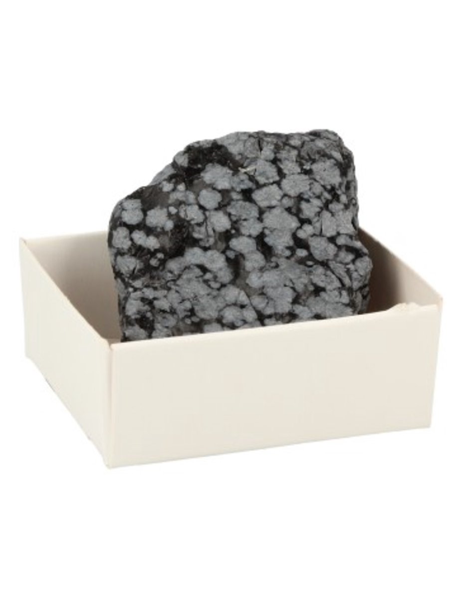 Doosje Obsidiaan sneeuwvlok
