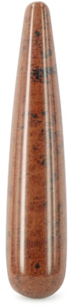 Ruben Robijn Obsidiaan mahonie massage griffel