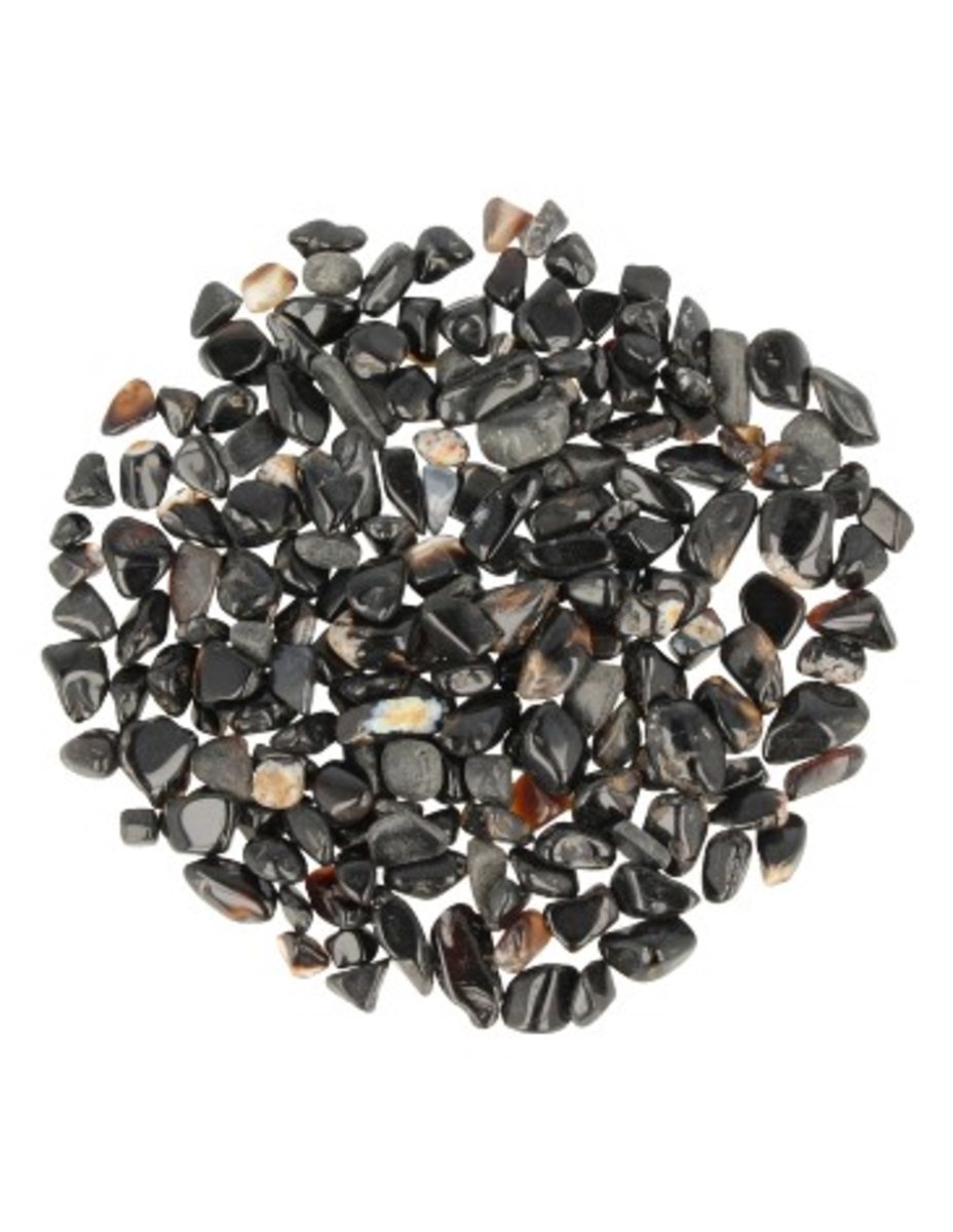 Onyx 100 gr. trommelstenen (mt2)