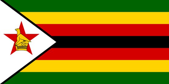Drapeau Zimbabwe 30x45cm