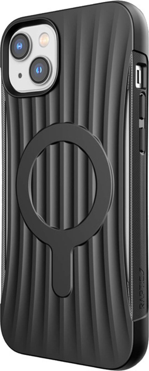Raptic X-Doria Clutch Back Cover met MagSafe voor Apple iPhone 15 Plus/14 Plus - Zwart