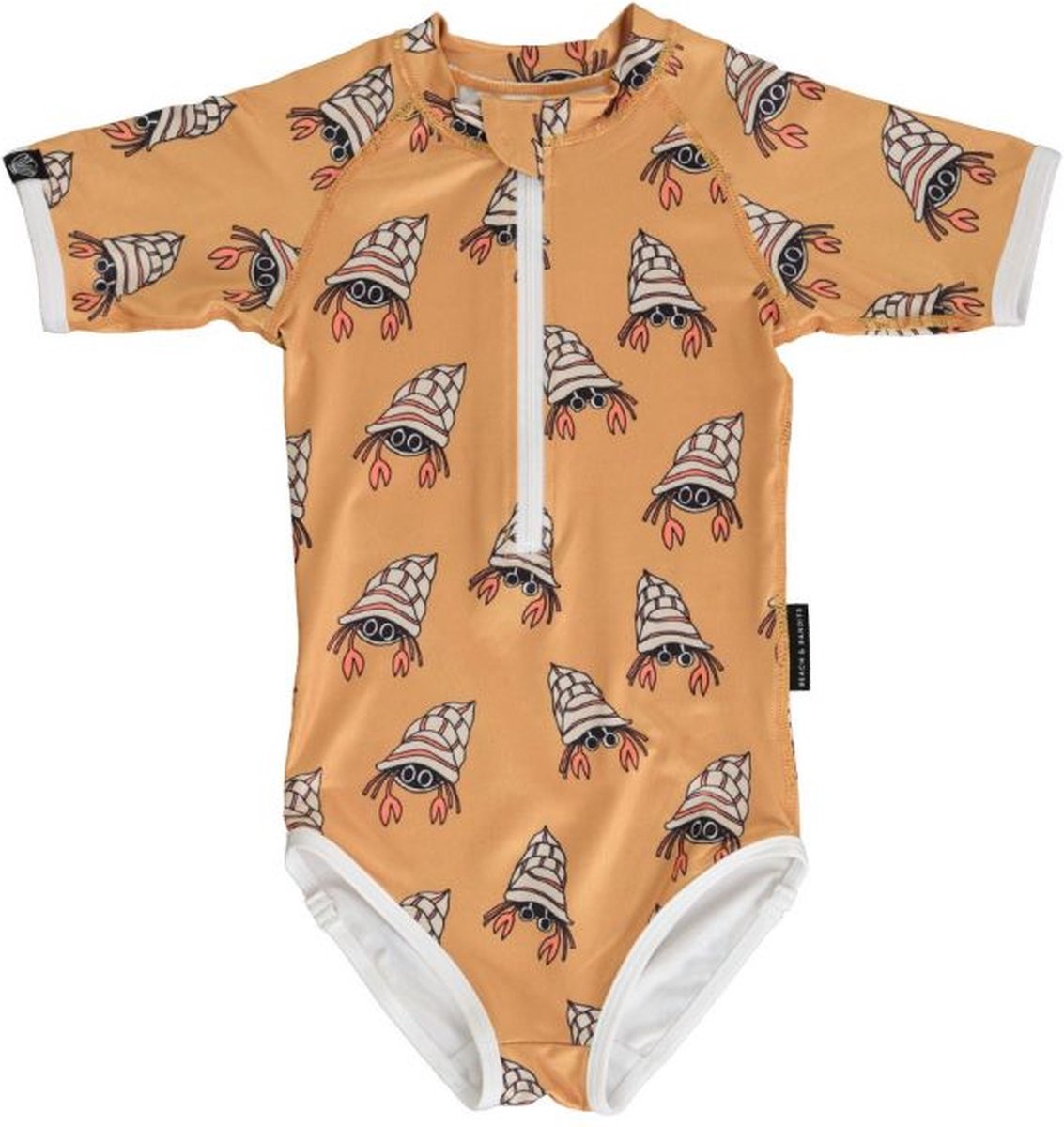 Beach & Bandits UV BADPAK HOLY CRAB!-S Oranje