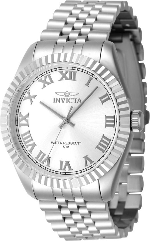 thumbnail: Invicta Specialty Heren Horloge - 45mm Roestvrij Staal Quartz - Waterdicht 5 Bar