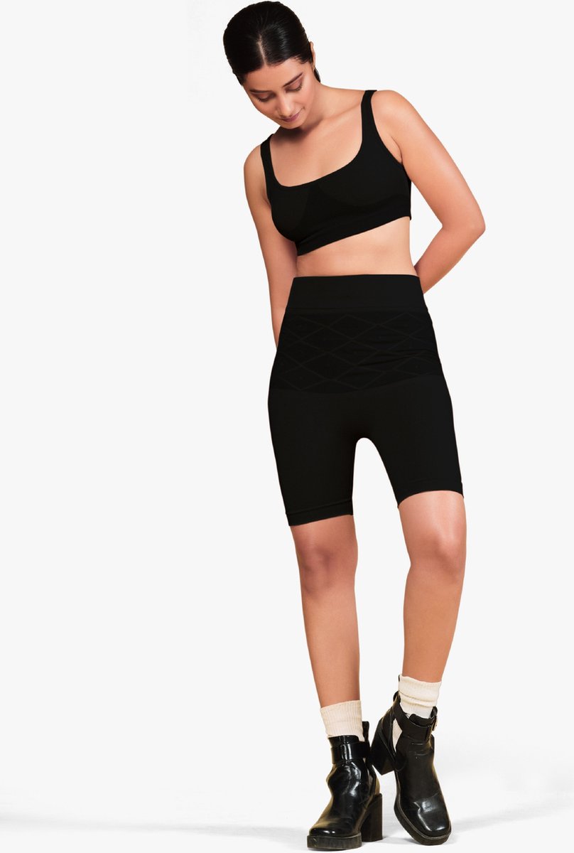 Munns en Mars Shapewear Voor Buik Billen en Dijen Naadloss High Waist Zwart