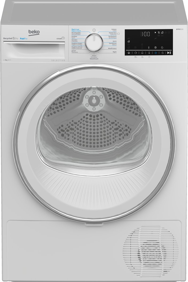 BEKO B5T68247W2 Warmtepompdroger RAPIDRY Selecive 8KG A+++