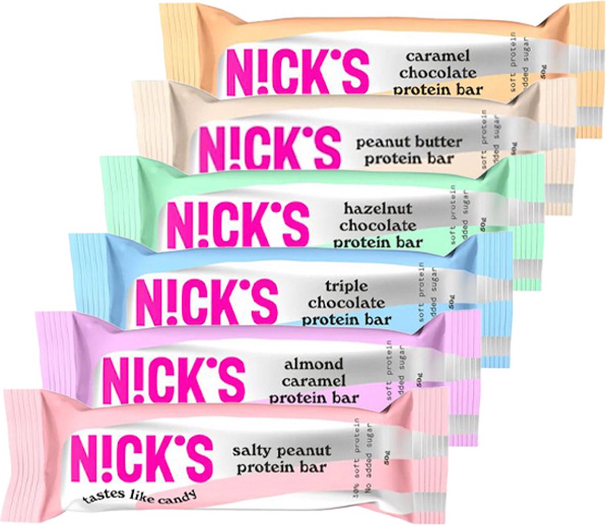 Goedkoopste Nick's | Mix Protein Bars | Voordeelpakket | 6 x 50 gram