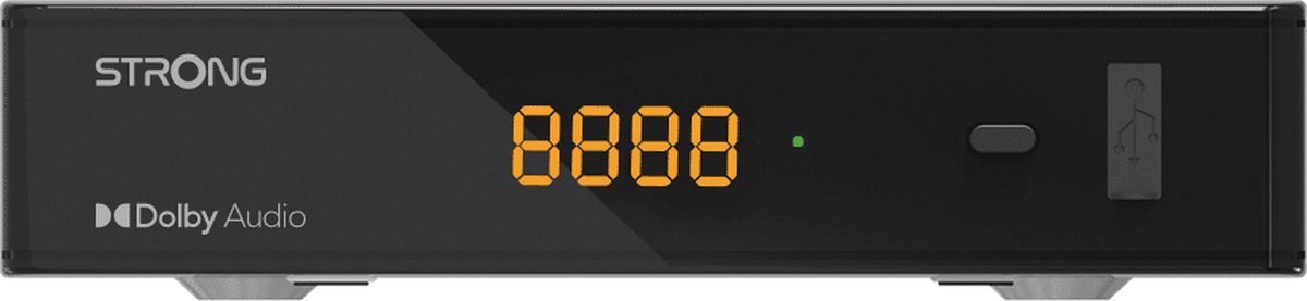 Strong SRT 7030 TV set-top box Satelliet HD Zwart