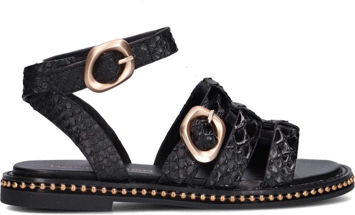 Noa Harmon 9737 Sandalen - Dames - Zwart - Maat 38