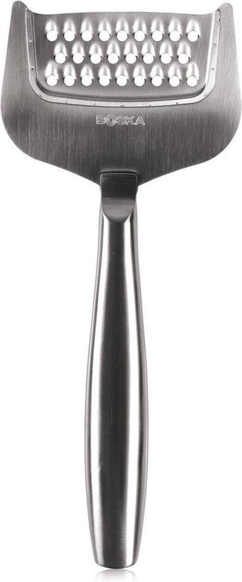 Boska Kaasrasp Copenhagen - Kaasrasp harde kaas - Kaasrasp voor oude kaas - Vaatwasserbestendig - Multifunctionele kaasrasp - RVS - 180 x 74x 20 mm - Keukengerei - Keuken accessoires - 10 jaar garantie