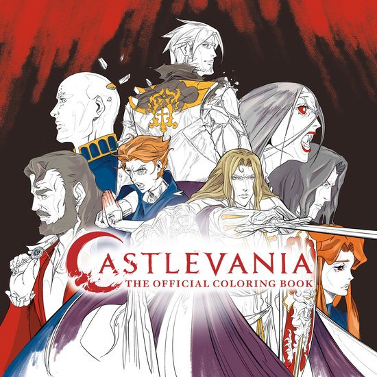 Castlevania: The Official Coloring Book - cover