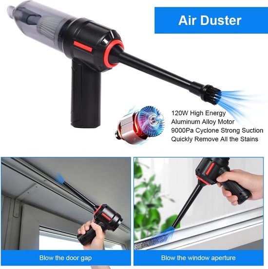 9000Pa Auto-Staubsauger 120W Handstaubsauger, kabellos und wiederaufladbar. Für