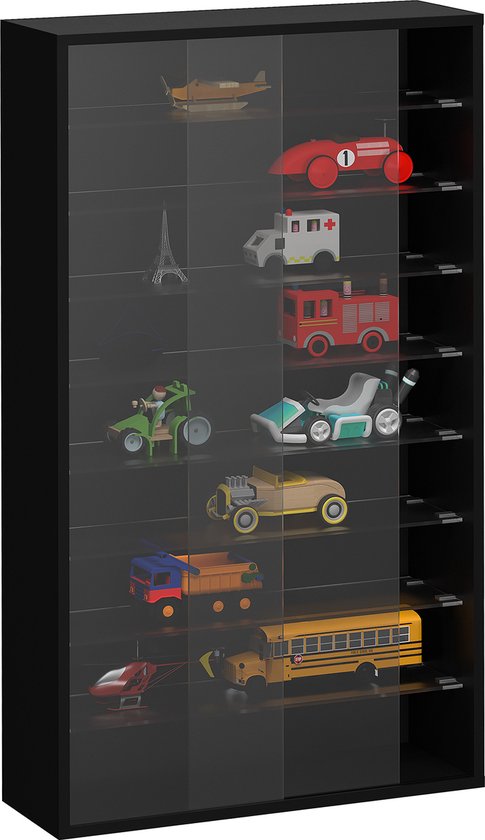 Vitrine debout - vitrine murale suspendue - portes coulissantes - 60 x 105 x 20 cm