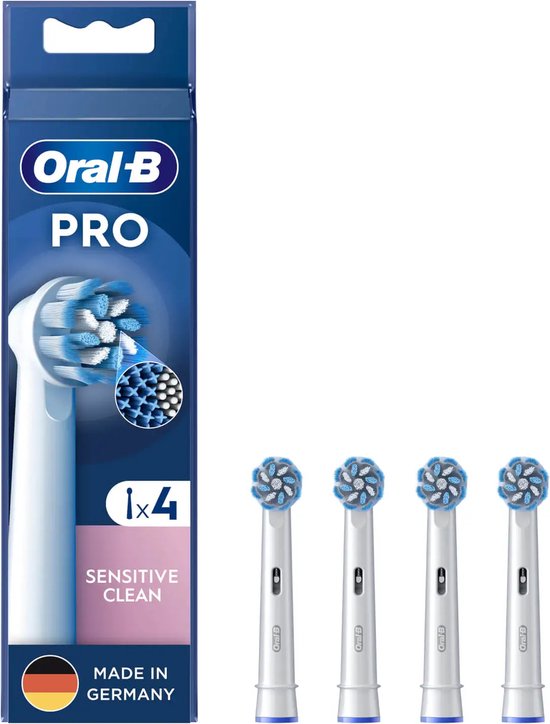 Foto: Oral b opzetborstels pro sensitive clean 4 stuks