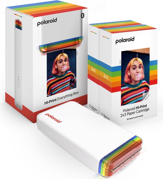 Khanka Harde Draagtas Voor Polaroid Hi·Print 9046 – Stevige EVA-hoes Met Zachte Binnenkant, Handriem, Ritssluiting, Inclusief Netvak Voor Kabels En Papier