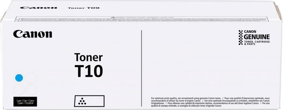 Canon T10 tonercartridge 1 stuk(s) Origineel Cyaan