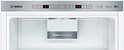 Bovenkant van de koelkast met Bosch logo, digitale display en "PowerVentilation" aanduiding.