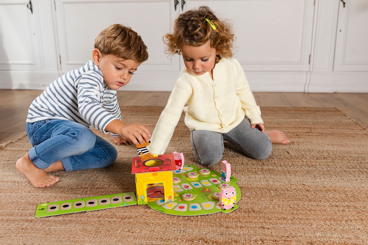 Jumbo - Goula - Drie Kleine Biggetjes - Kinderspel - Bordspel kinderen vanaf 2 jaar - Speelgoed — afbeelding 13