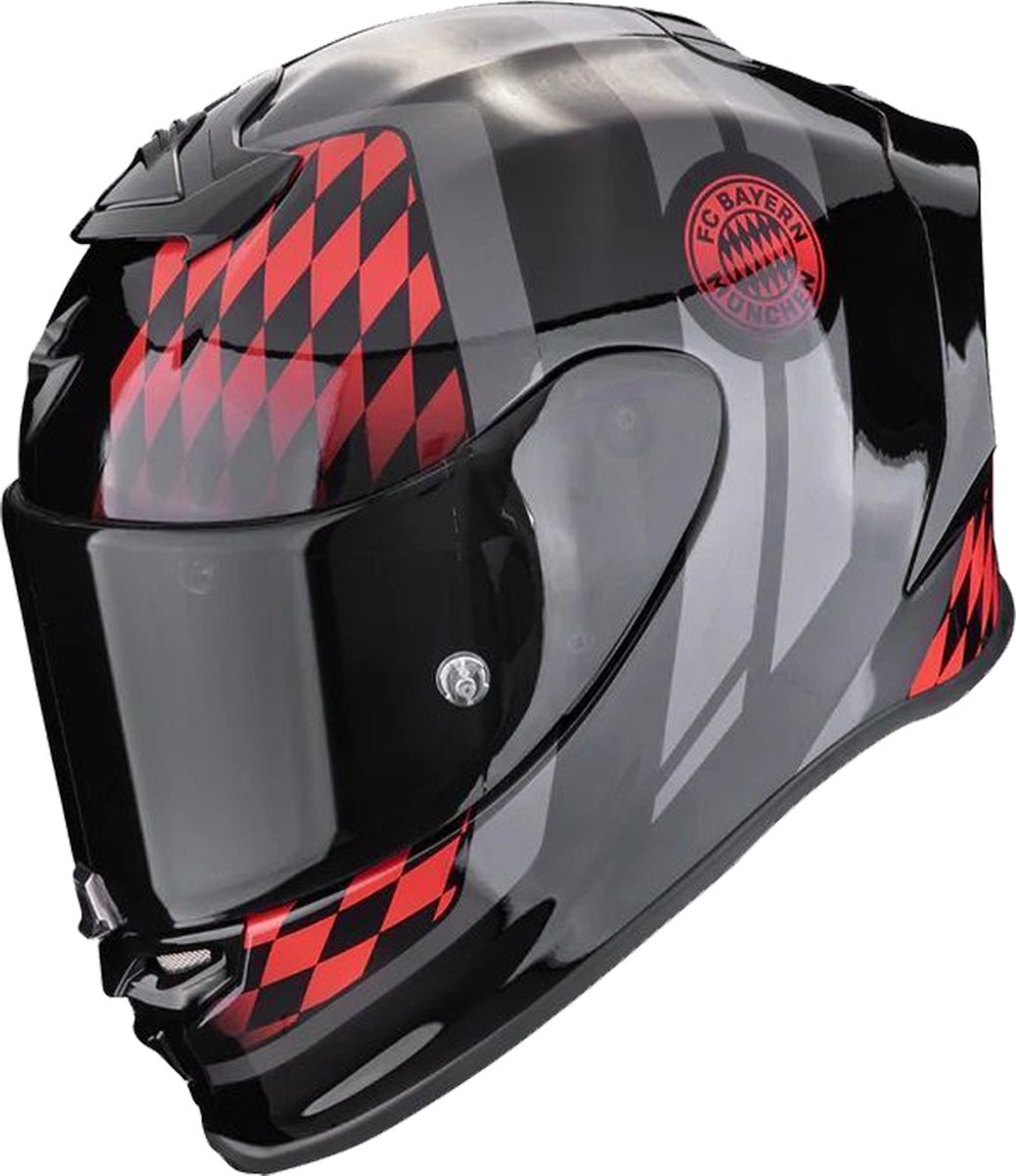 Scorpion EXO-R1 Evo Air FC Bayern Zwart Rood Integraalhelm - Helm