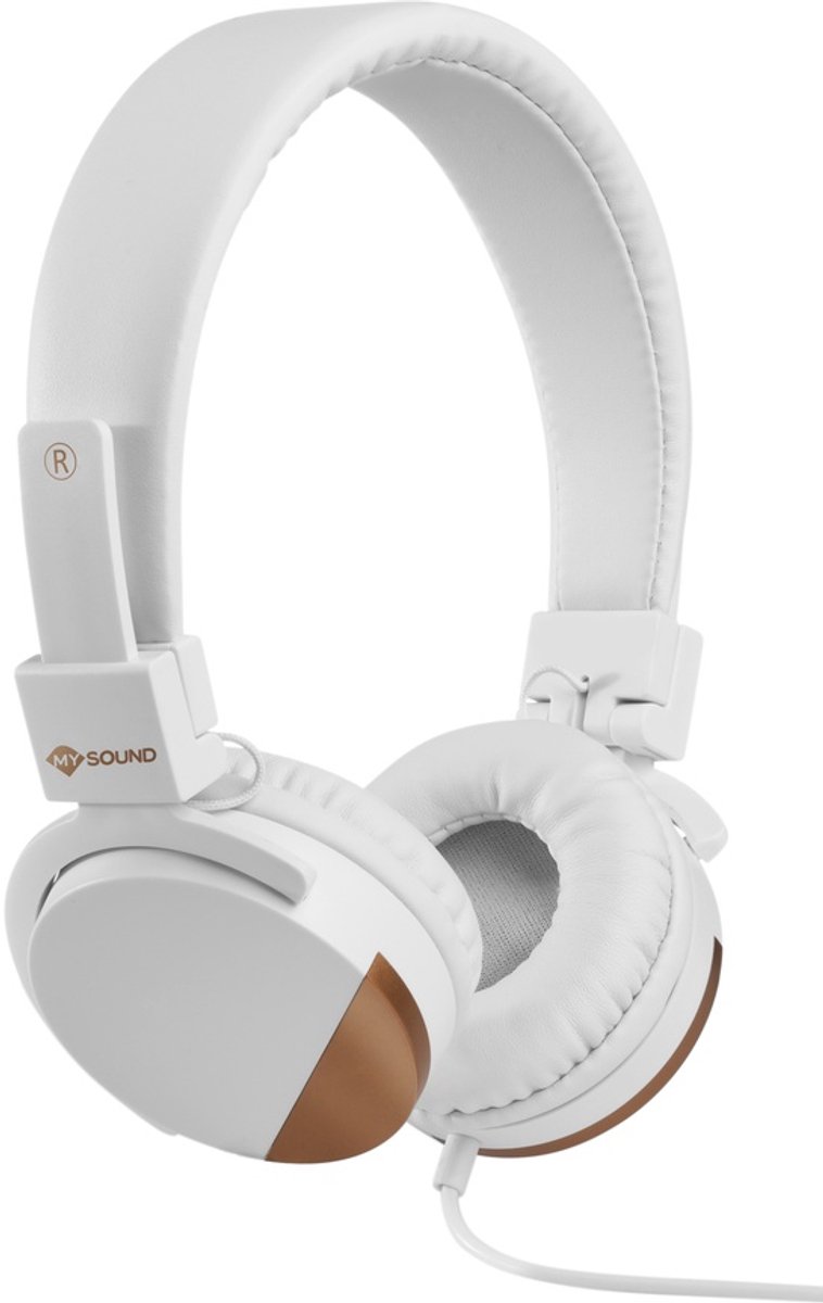 Meliconi MySound Speak Metal Headset Bedraad Hoofdband Oproepen/muziek Wit