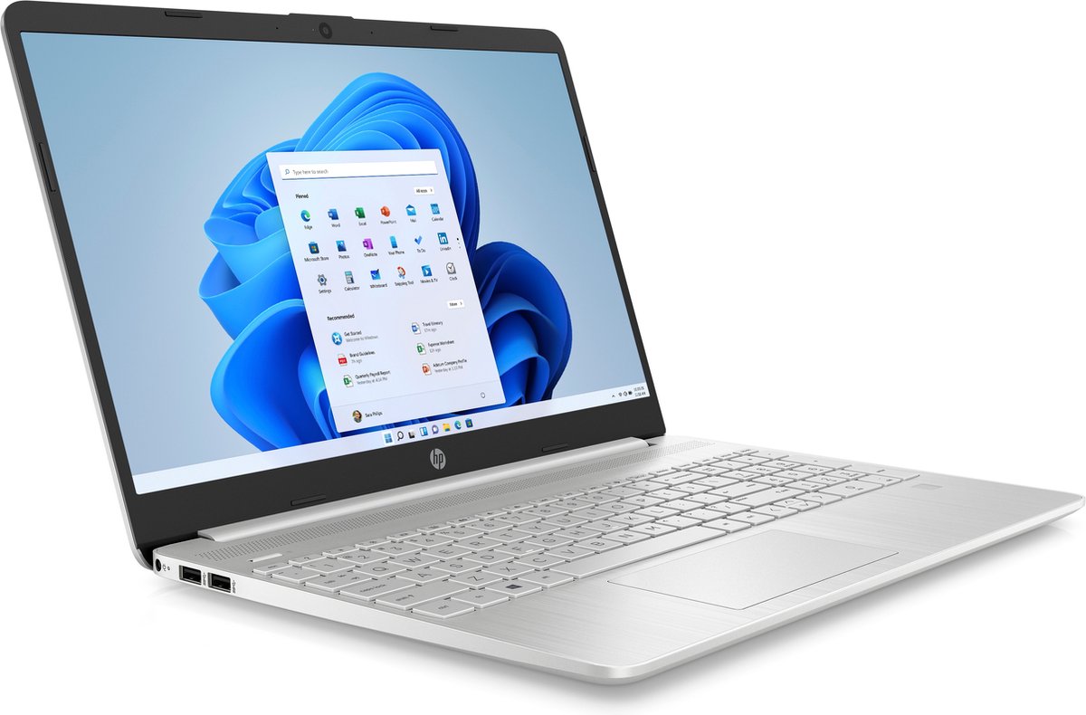 HP 15s-eq2295nd AMD Ryzen™ 5 5500U Laptop 39,6 cm (15.6") Full HD 16 GB DDR4-SDRAM 512 GB SSD Wi-Fi 6 (802.11ax) Windows 11 Home Zilver thumbnail 2