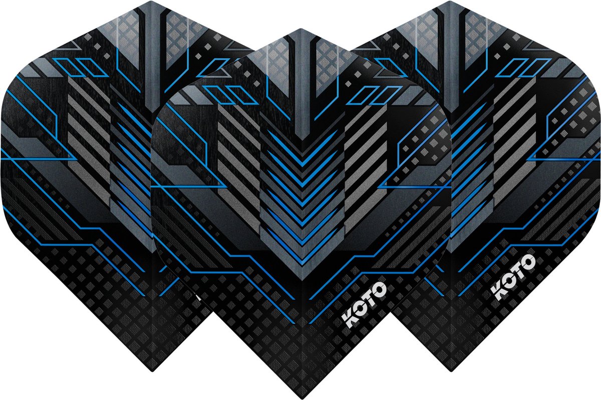 KOTO ZIZ-Matrix NO2 Aqua - Dart Flights
