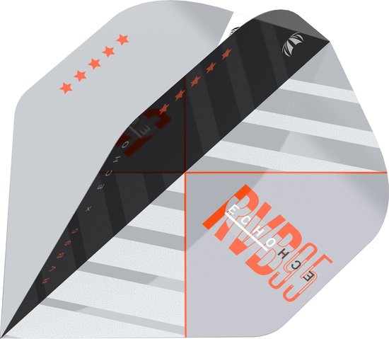 Target Raymond van Barneveld Echo Dartflights - Grijs van Target — afbeelding 5