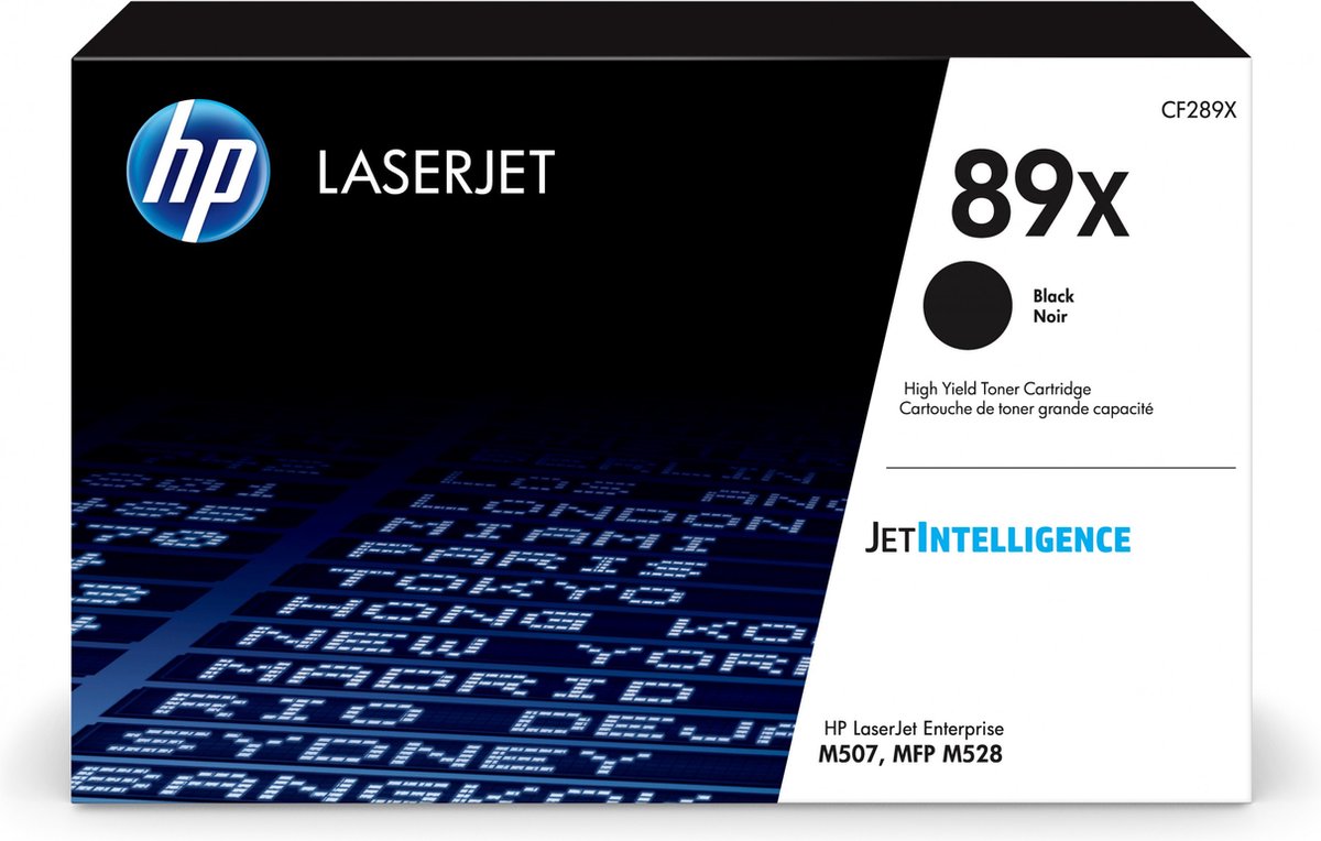 HP 89X - Tonercartridge - Origineel - Hoge Capaciteit - Zwart