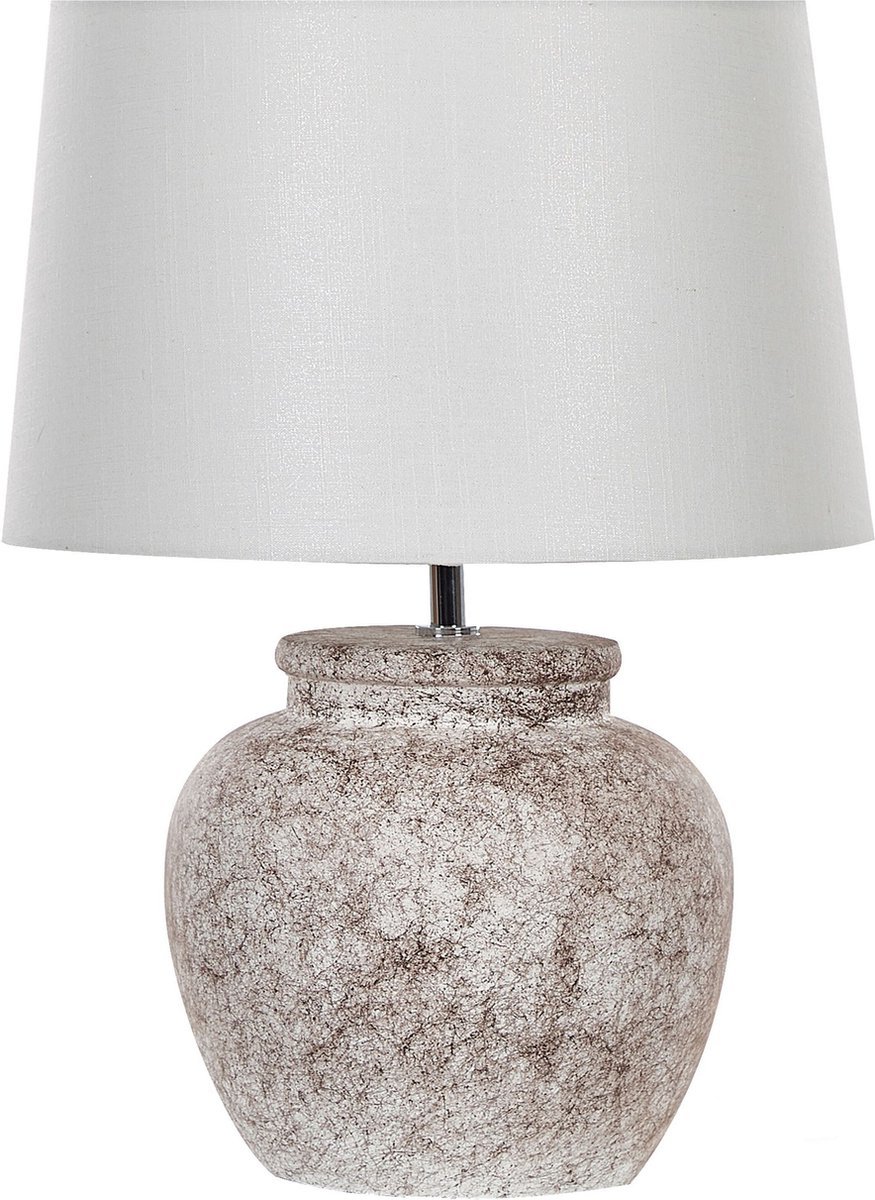 MAREB - Tafellamp - Beige - Keramiek
