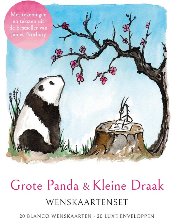 Grote Panda & Kleine Draak - Wenskaartenset