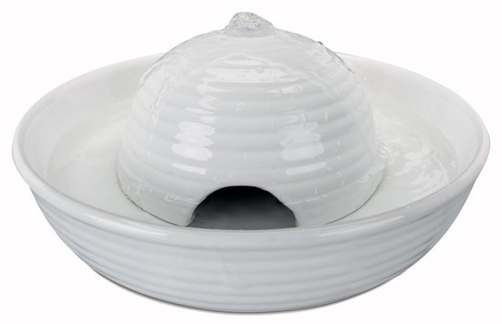 Trixie Vital Flow Mini Drinkfontein - Keramisch - Wit - 0,8 ltr