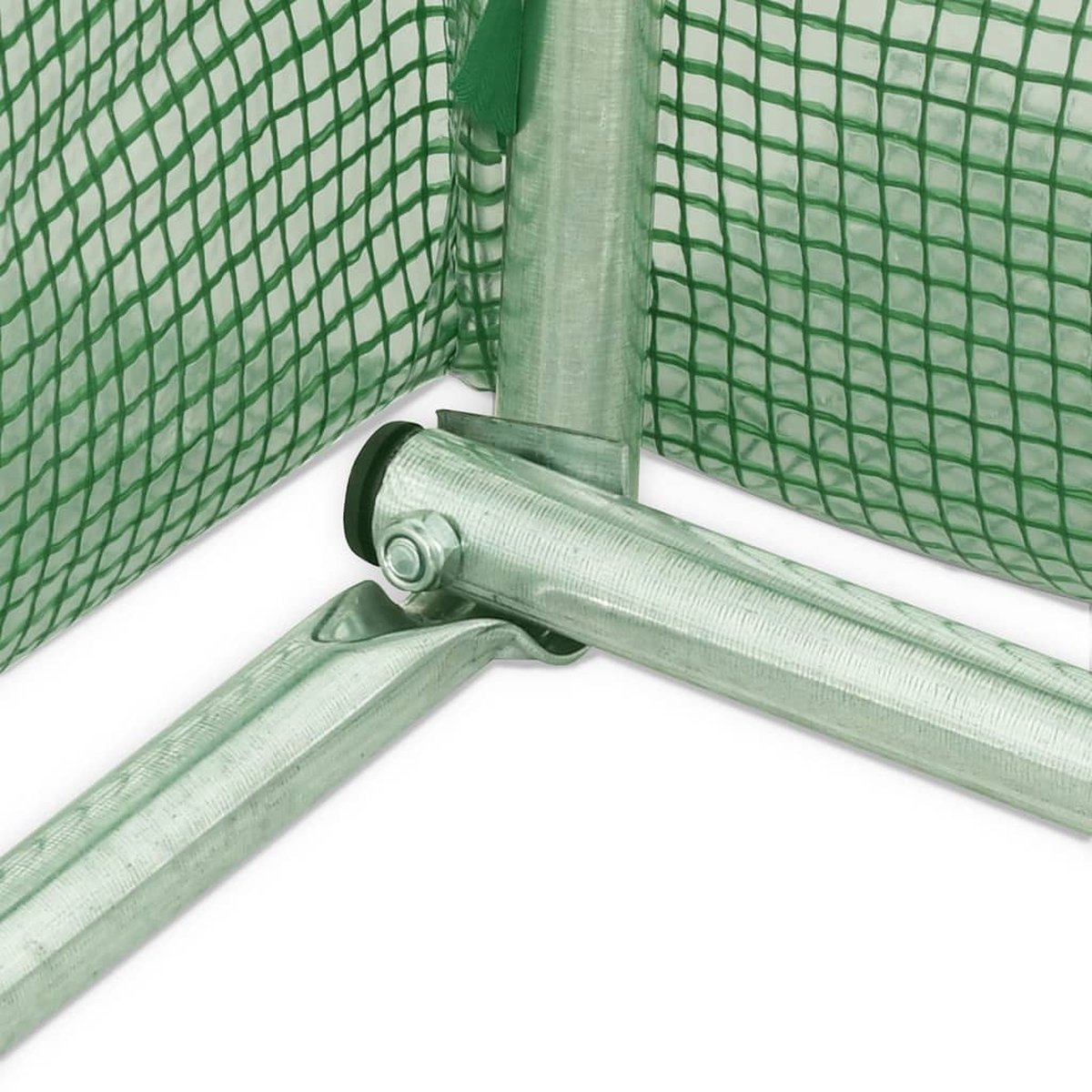 VidaXL Tuinkas met stalen frame 108 m² 18x6x2 85 m groen