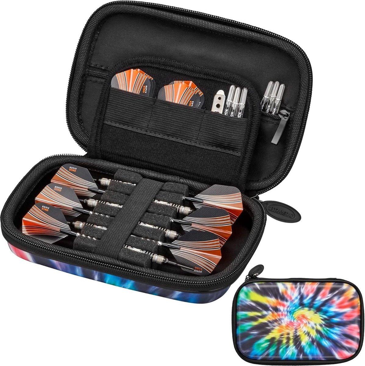 Sentinel Dart Case - Tie Dye Art Series, EVA Foam Interior