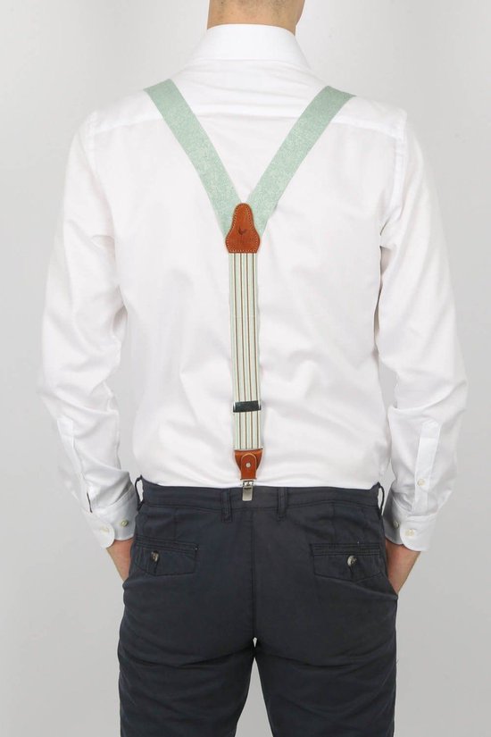 Sir Redman - pack combiné de bretelles - Sposo Stiloso vert - vert menthe