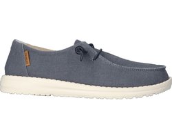 Hey Dude Wendy Chambray Navy White Instappers Dames
