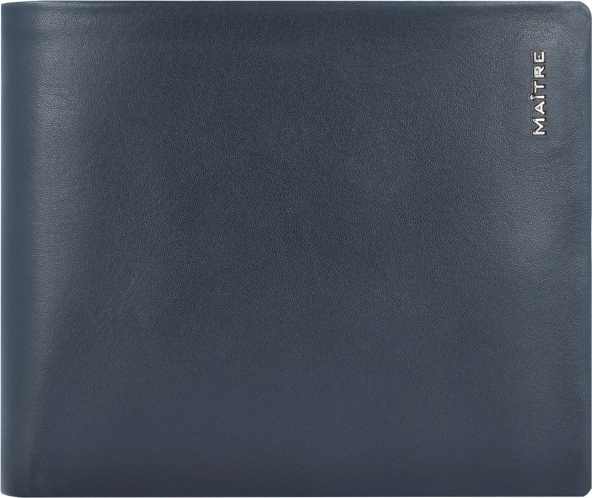 Maître Leren Portemonnee Abtweiler Gathman BillFold H12 Black Zwart