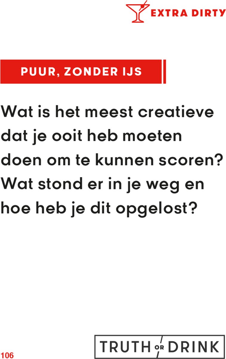 Truth or Drink - Guilty Pleasures - Nederlandstalig Kaartspel van CUT — cadeau in Partyspellen - foto 3